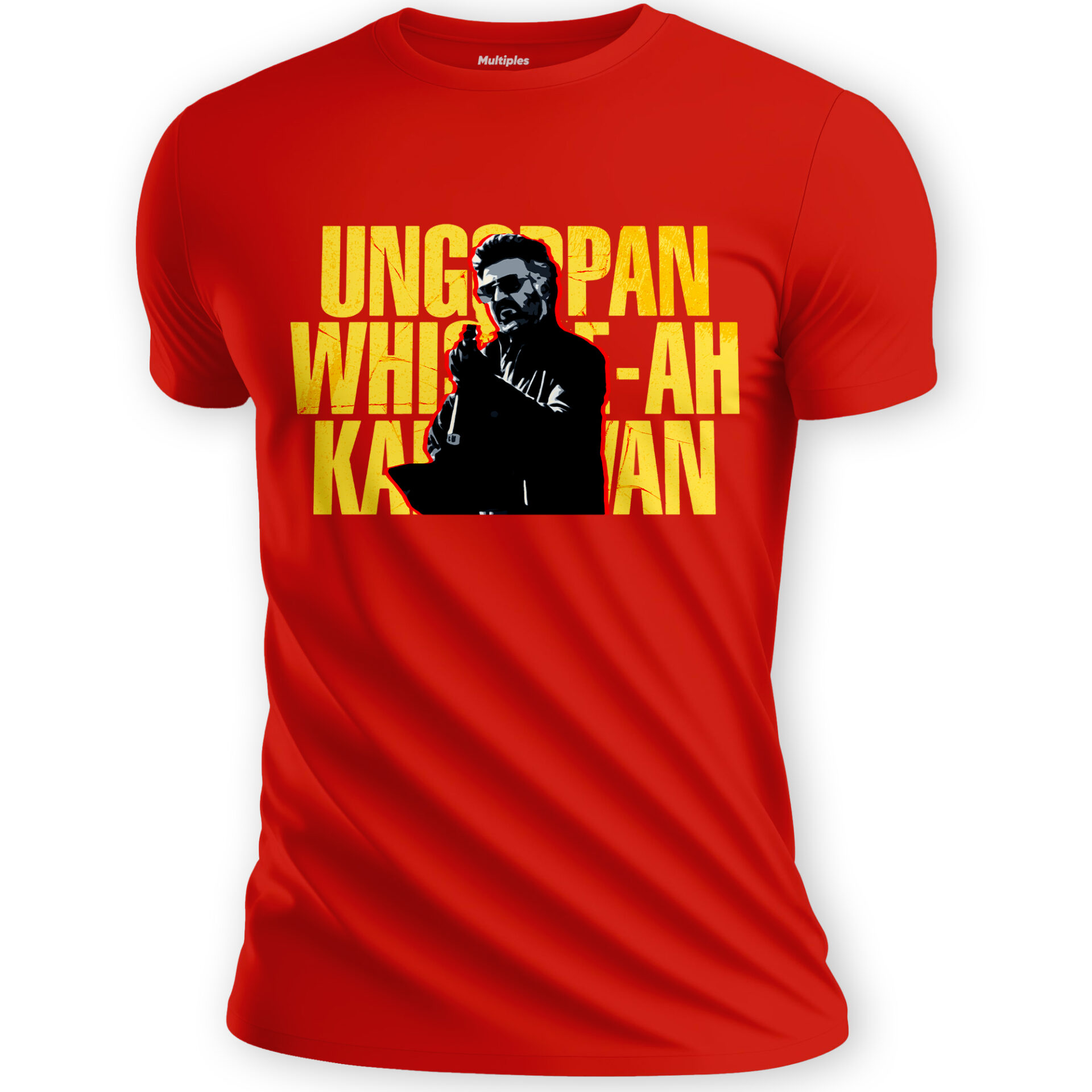 Hukum Song T shirt | Ungappan Whistle-ah Ketavan Superstar Rajinikanth Graphic Design Unisex Cotton Tshirt from Multiples