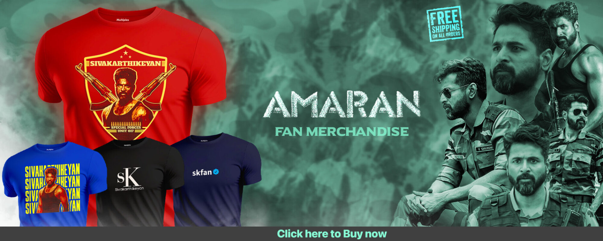 Amaran Tshirts Sivakarthikeyan Tshirts